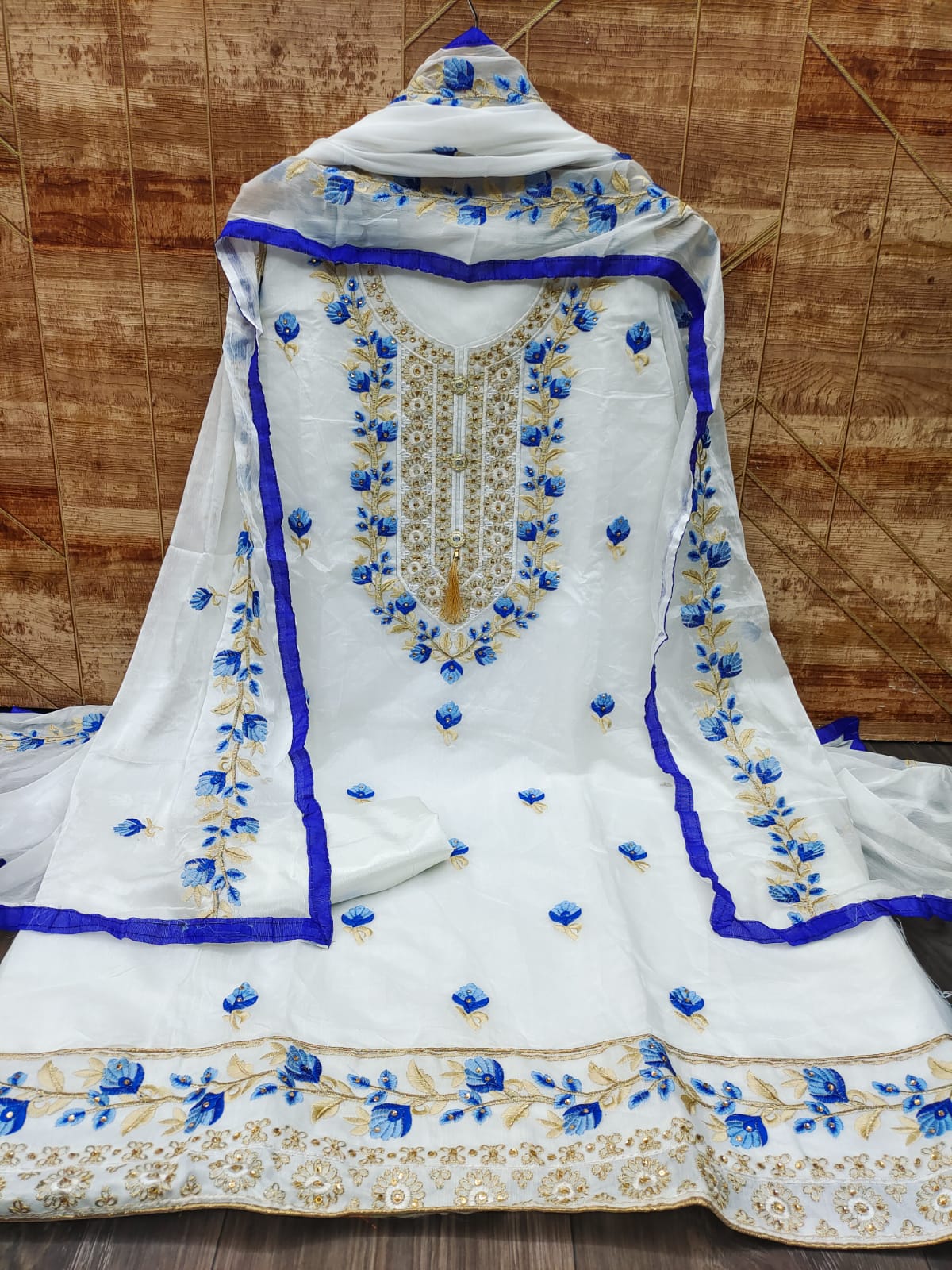 Rrr Suits 101 Casual Daily Wear Chanderi Silk Dress Material Collection